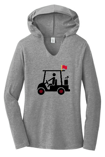 Women's Golf Cart Spirit Lightweight Hoodie