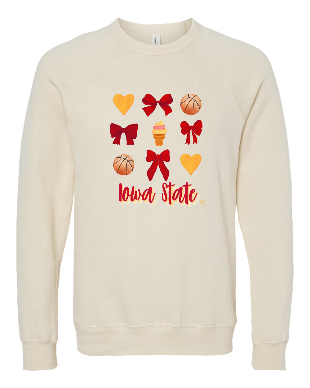Clone Cones & Bows - Fleece Crewneck Sweatshirt