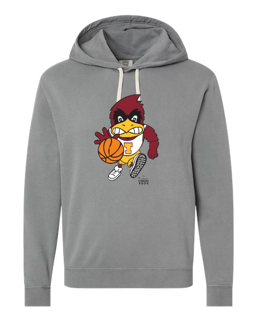 Basketball Cy- No Pocket Garment-Dyed Lightweight Hooded Sweatshirt