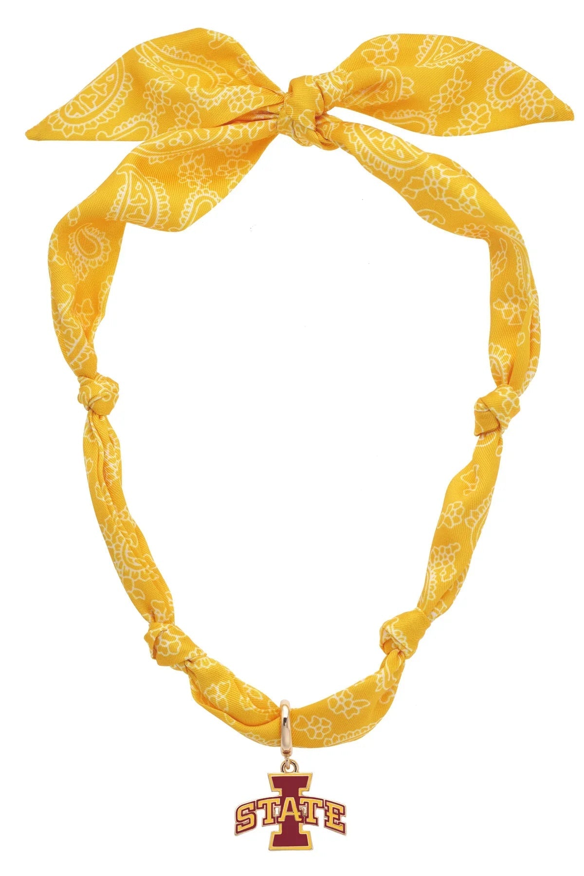 Iowa State Cyclones Logo Bandana Scarf Necklace