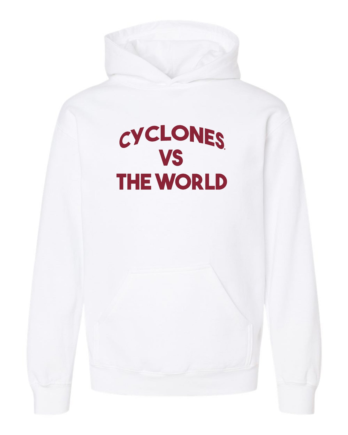 Cyclones vs The World White Out Youth Hoody