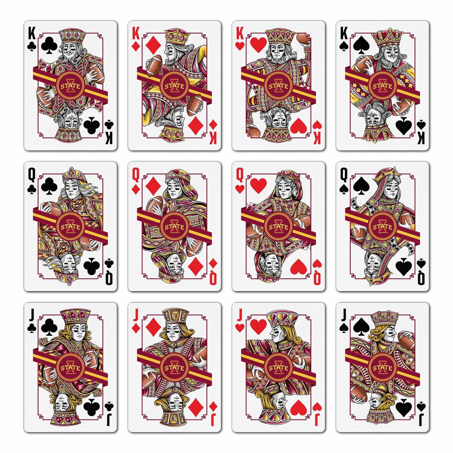 YouTheFan NCAA Iowa State Cyclones Classic Series Playing Cards