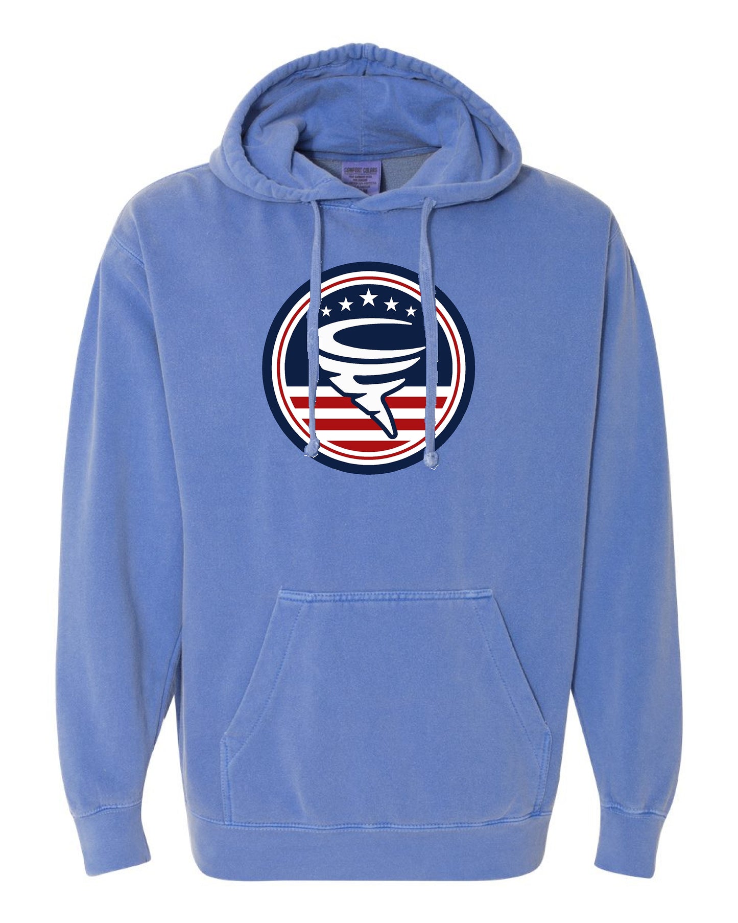 Cyclone Fanatic Circle Flag Comfort Colors Hoody