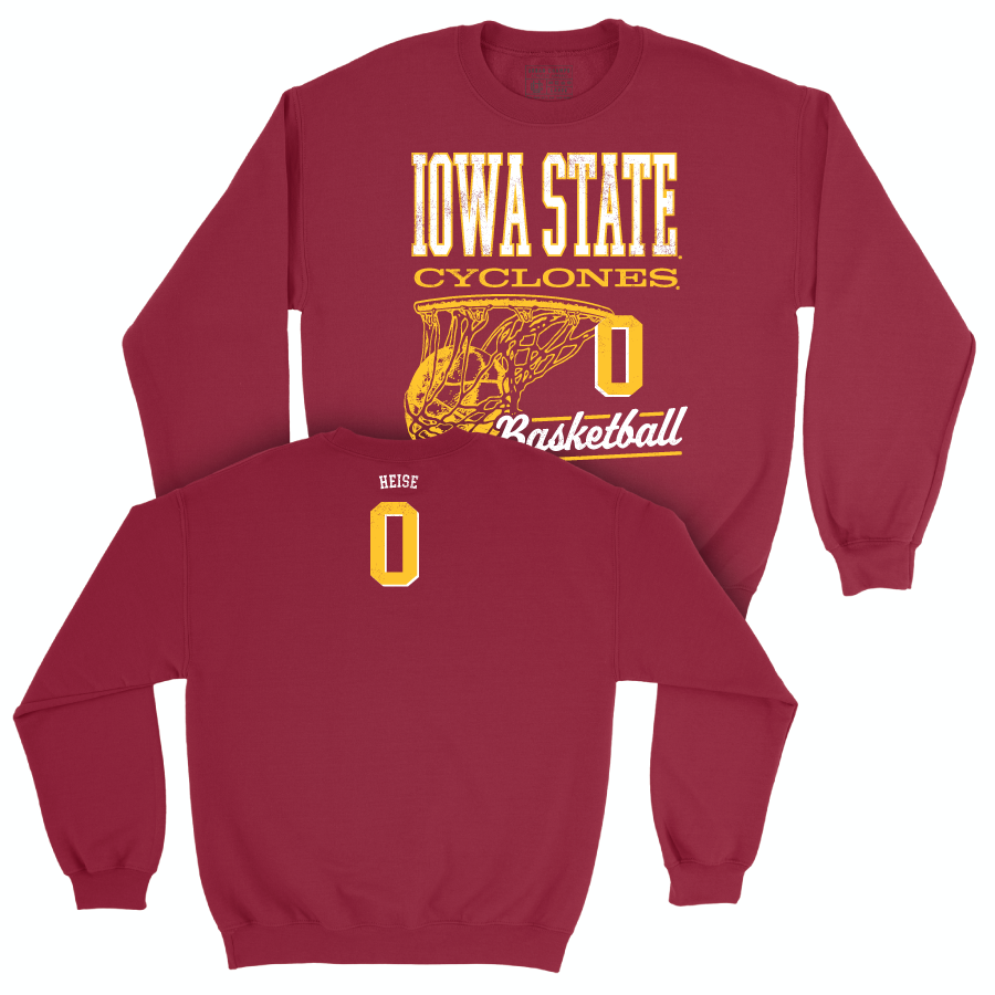 Iowa State Men's Basketball Crimson Hoops Crew - Nate Heise