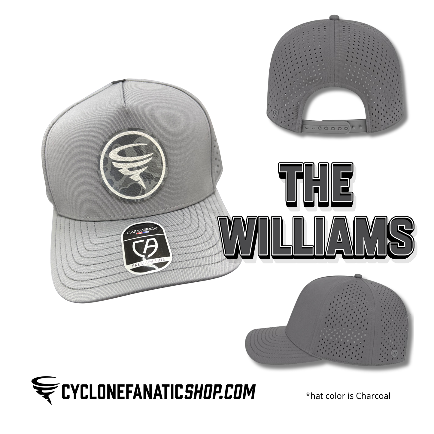 THE WILLIAMS - Premium Water-Resistant Perforated Cap