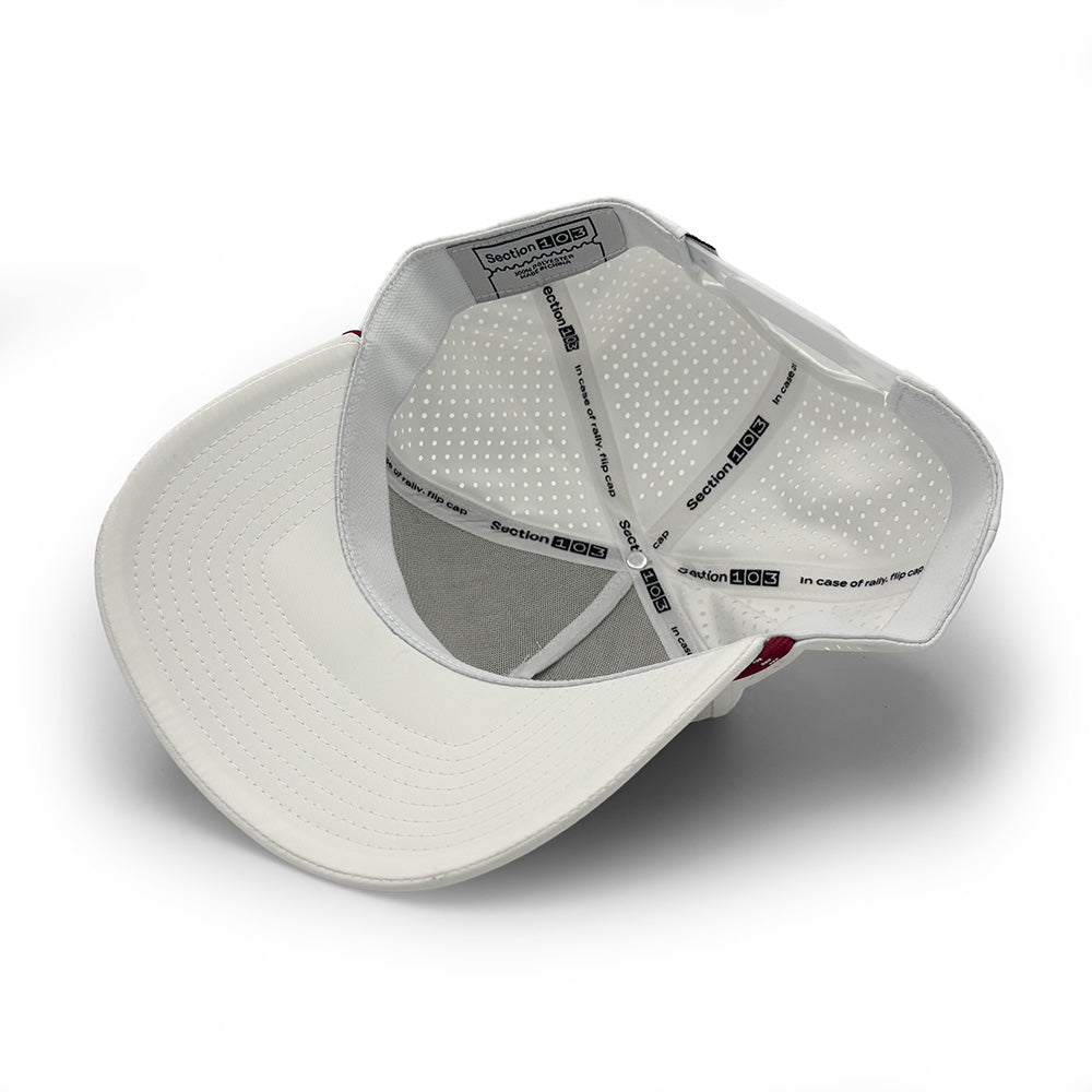 Iowa State 5-Bar Logo PVC Patch Rope Hat