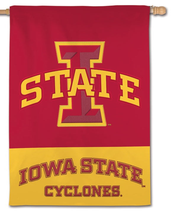 Iowa State Applique Banner 2 Sided