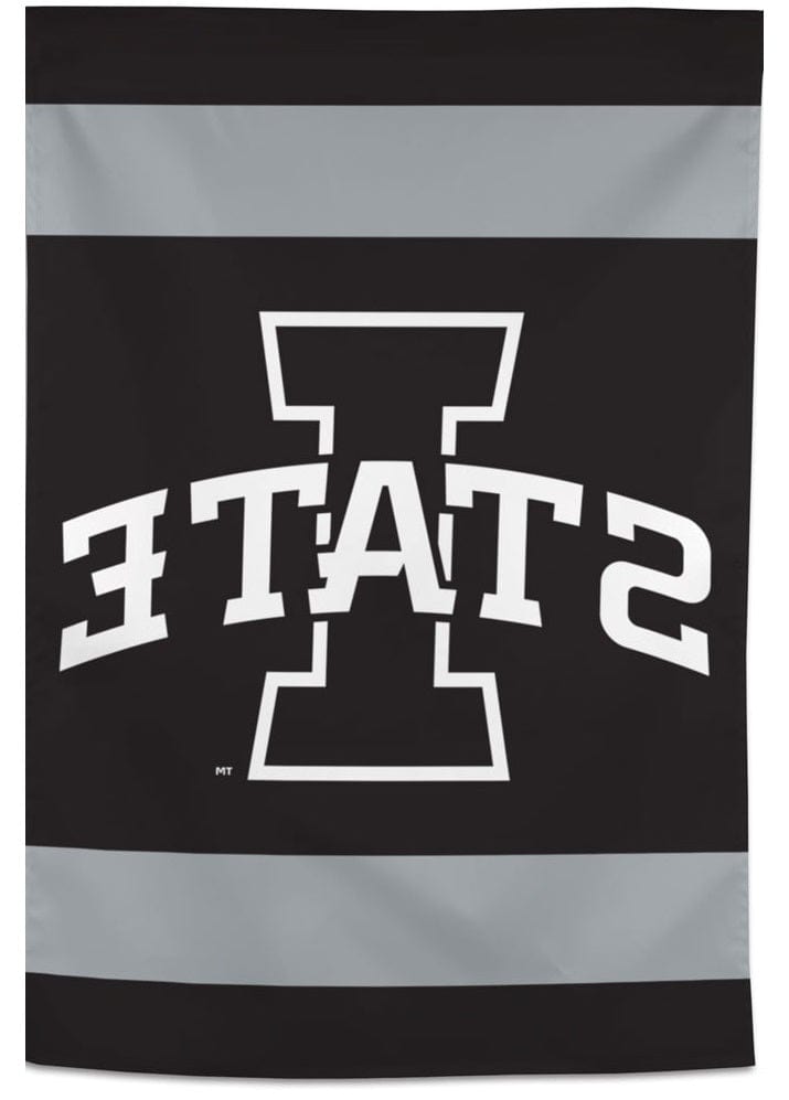 Iowa State Cyclones Flag Black White House Banner
