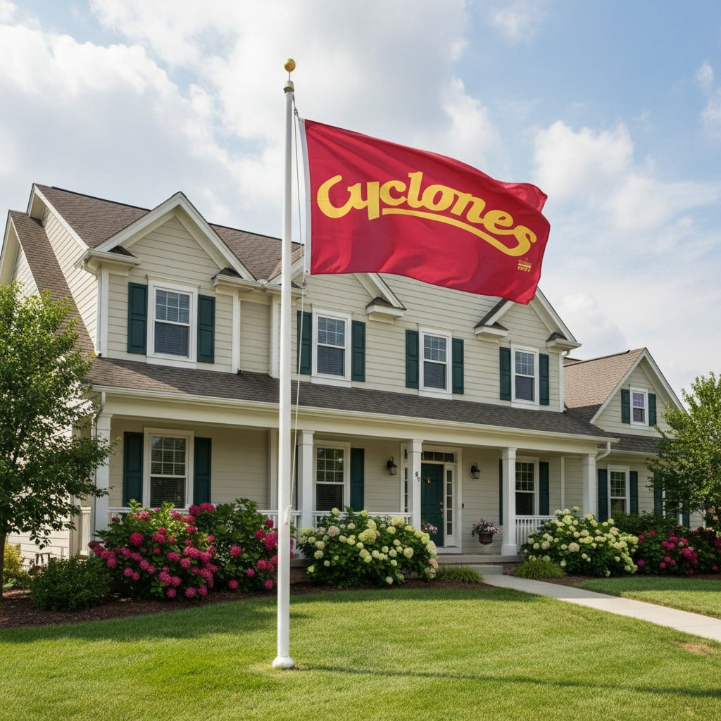Iowa State Cyclones Script Flag 3x5 - Official Vintage Logo Outdoor Flag