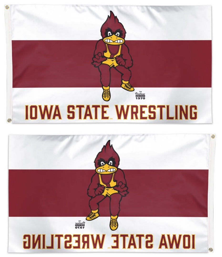 Iowa State Wrestling Flag 3x5