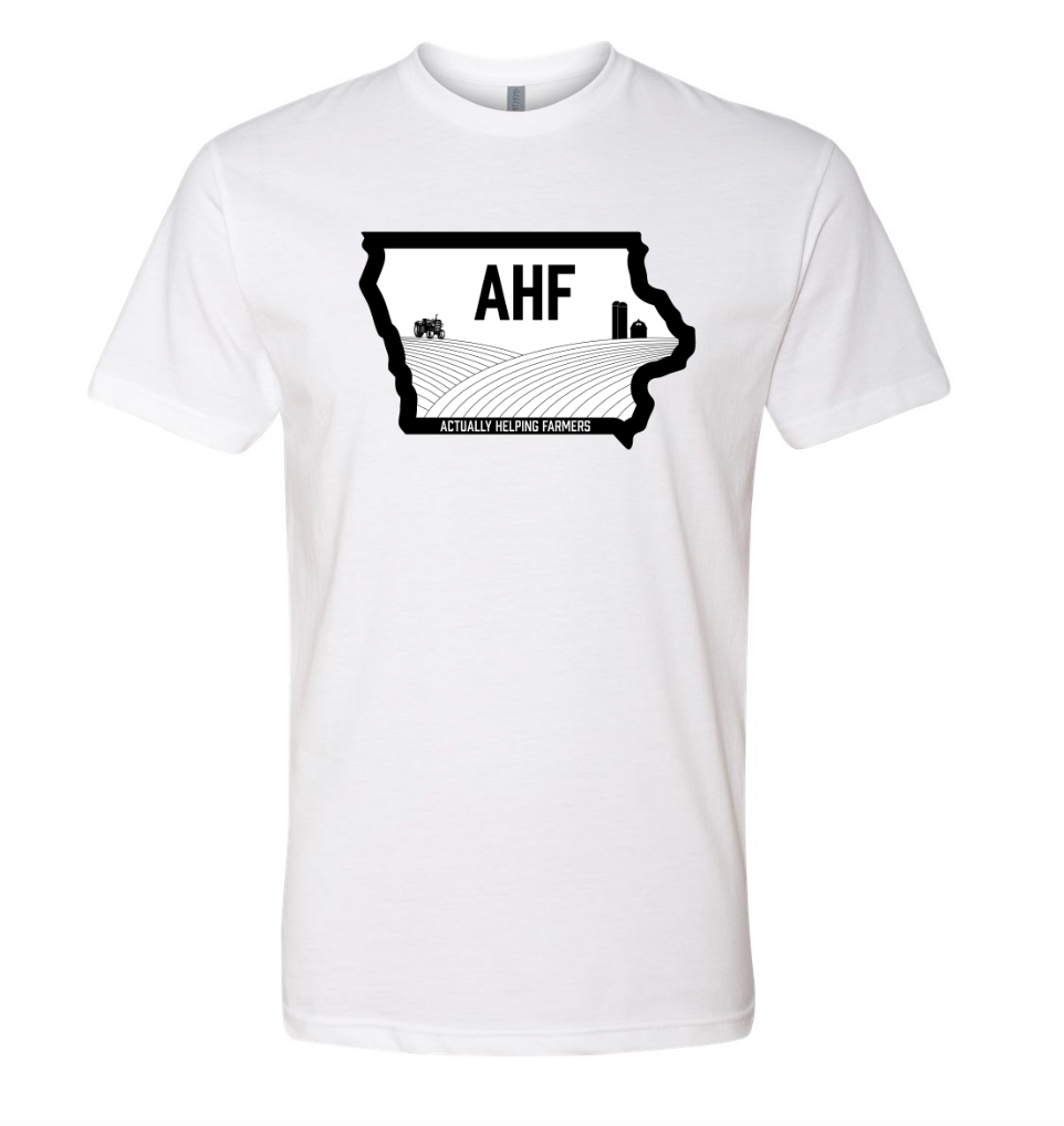 AHF | Actually Helping Farmers White Out Tee