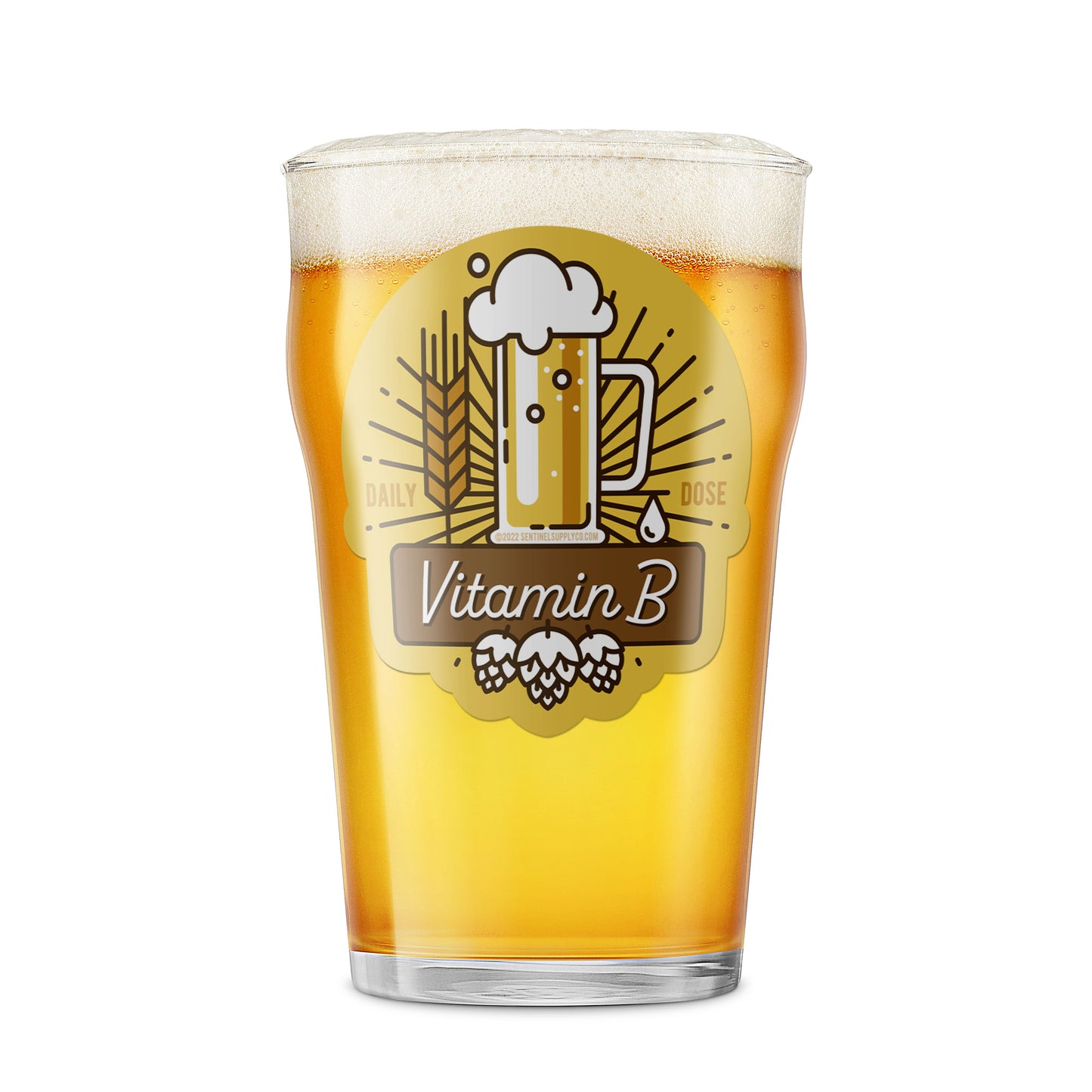 Vitamin B Beer Sticker