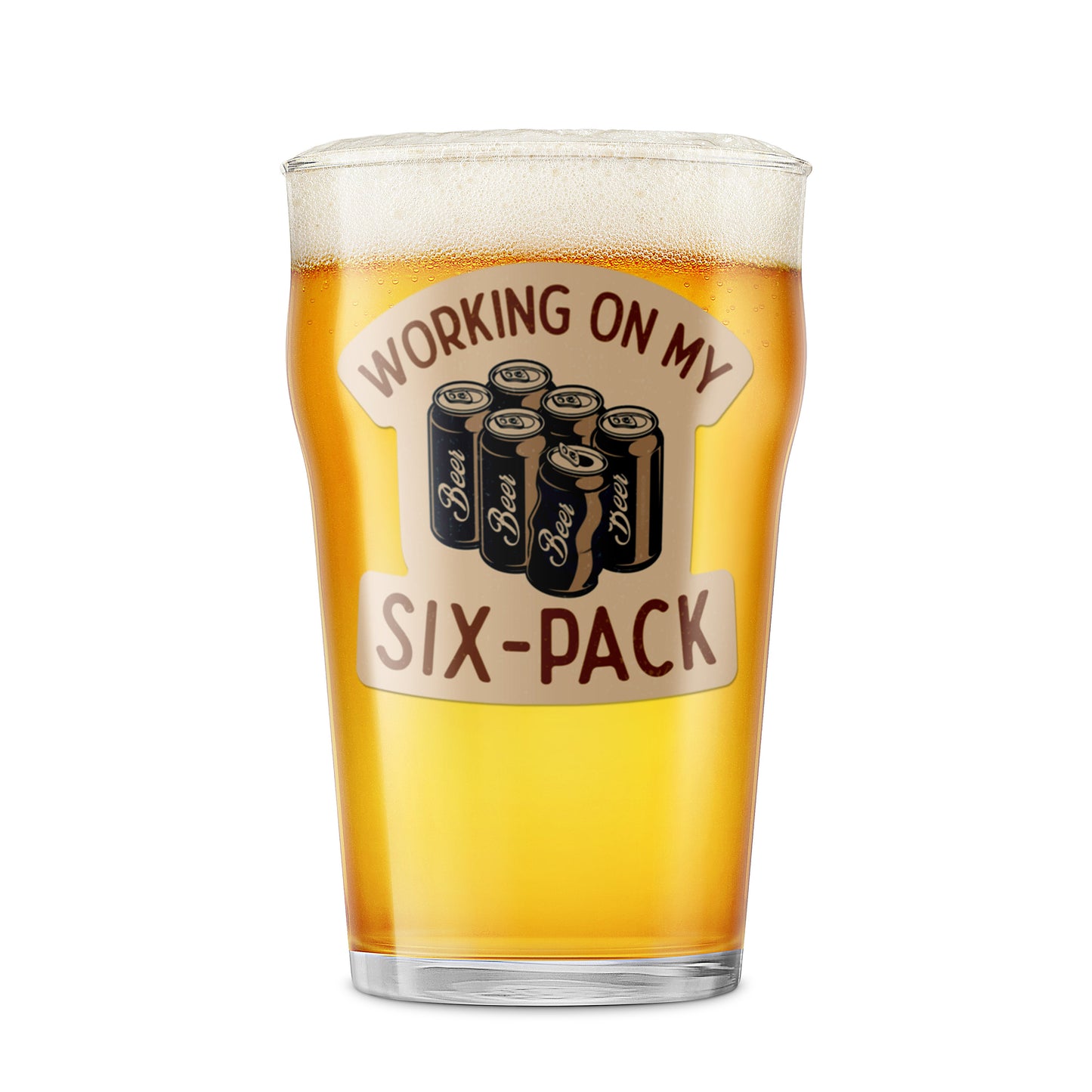 Working on My 6 Pack Beer Sticker