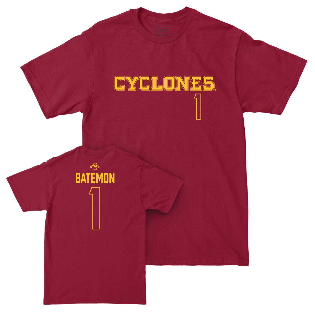 Iowa State Men's Basketball Cardinal Sideline Tee - Jamarion Batemon