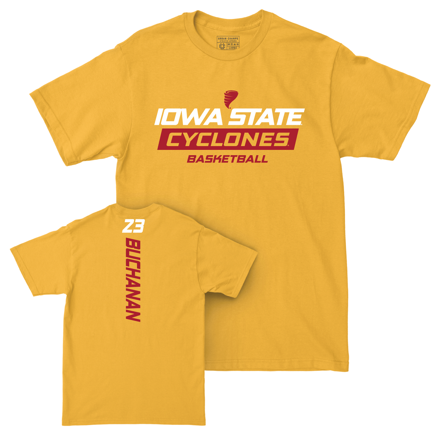 Iowa State Men's Basketball Gold Rush Tee - Blake Buchanan