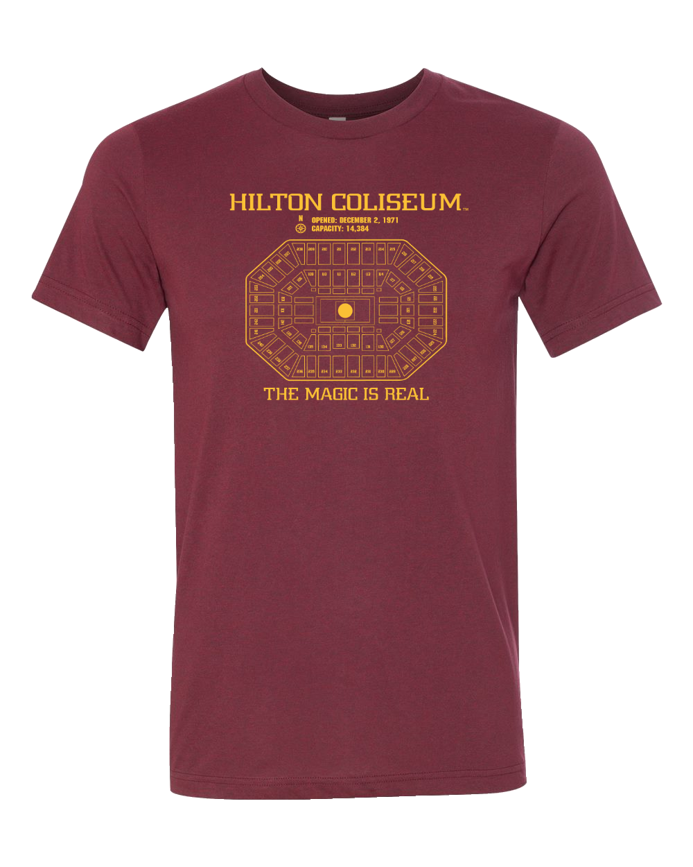 Hilton Coliseum Wrestling Seating Chart Tee