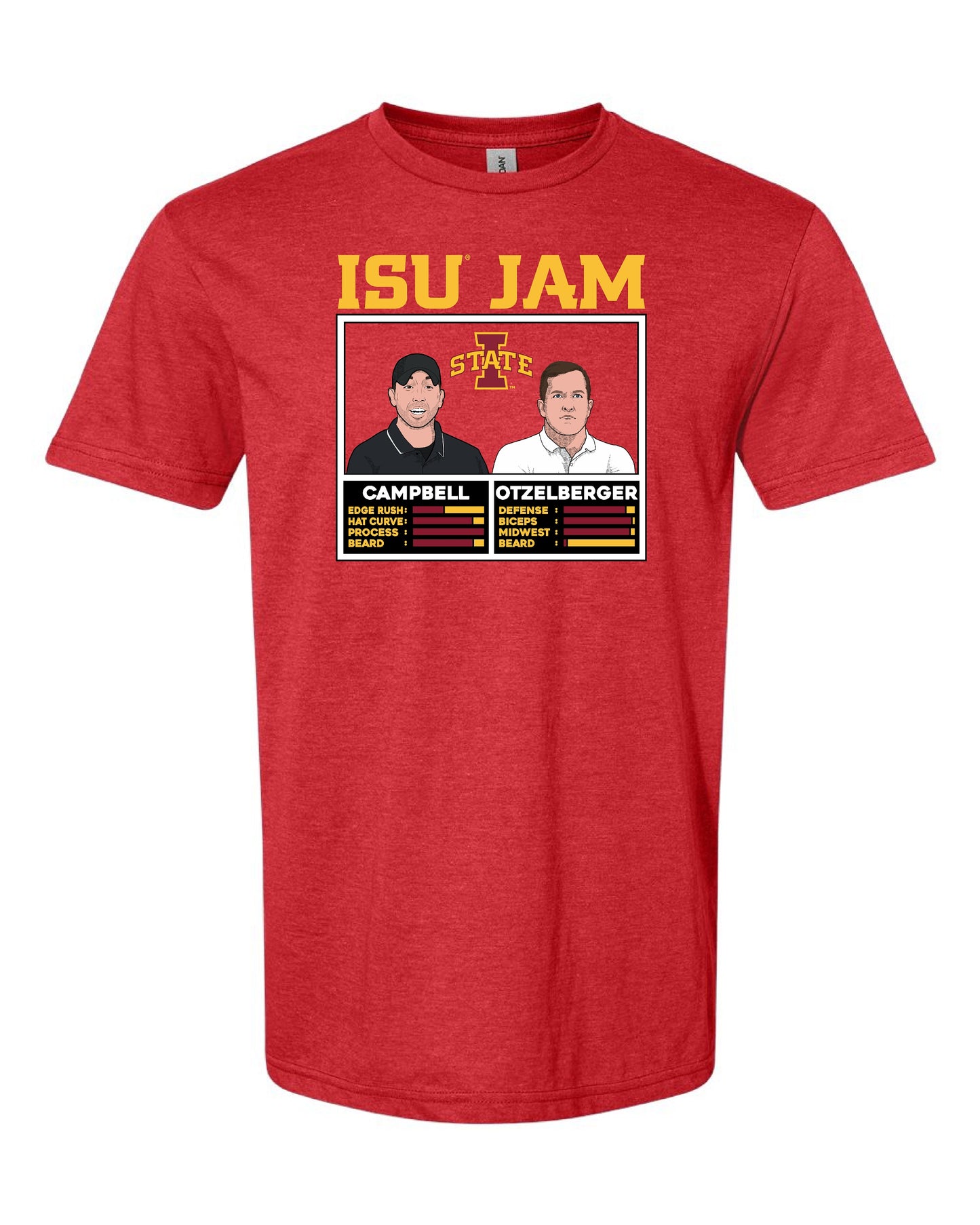 ISU Jam Matt Campbell TJ and TJ Otzelberger Tee