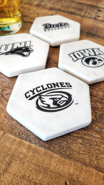 Iowa State Cyclones Marble Coaster