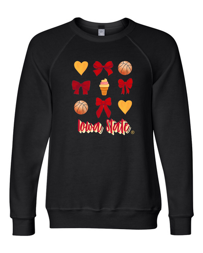 Clone Cones & Bows - Fleece Crewneck Sweatshirt