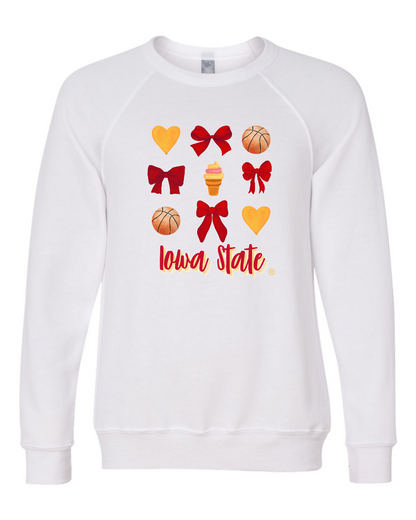 Clone Cones & Bows - Fleece Crewneck Sweatshirt