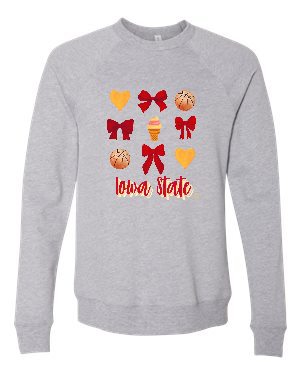 Clone Cones & Bows - Fleece Crewneck Sweatshirt