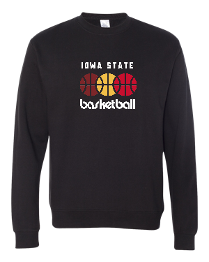 Iowa State Basketball Trio Midweight Crewneck Sweatshirt