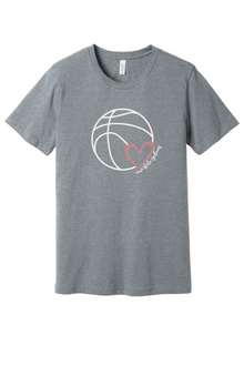 Basketball with Heart - Short Sleeve Tee
