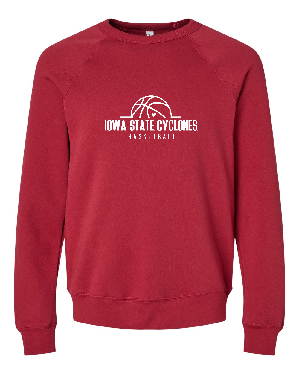 Iowa State Cyclones Basketball Sponge Fleece Crewneck Sweatshirt