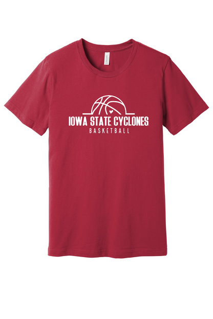 Iowa State Cyclones Basketball Short Sleeve Tee