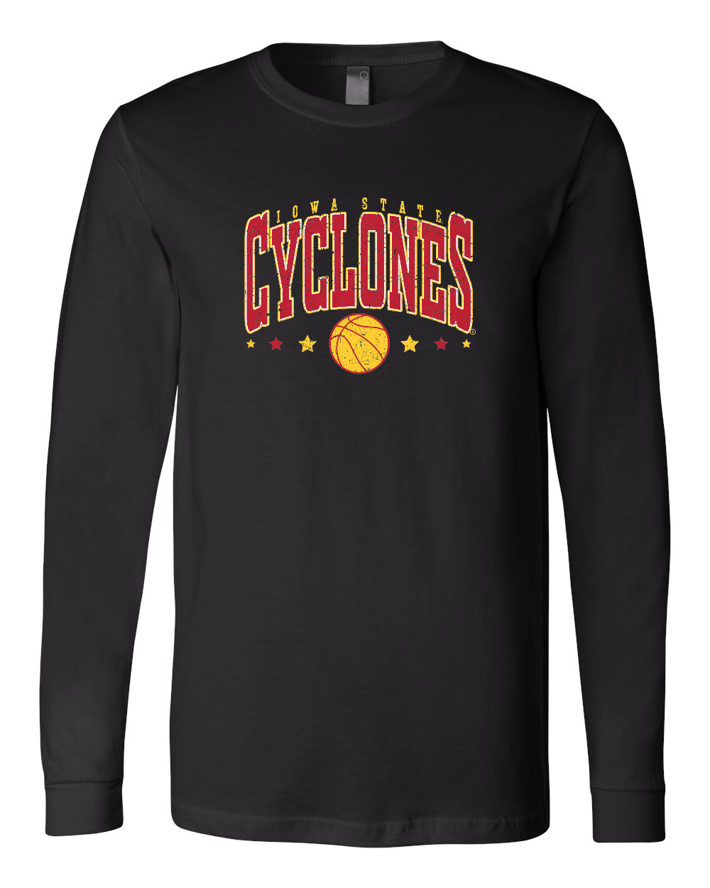 Cyclones Retro Stars Long Sleeve T-Shirt