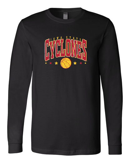 Cyclones Retro Stars Long Sleeve T-Shirt