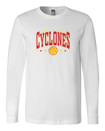 Cyclones Retro Stars Long Sleeve T-Shirt