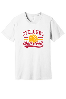 Cyclones Basketball Retro Stripe Short Sleeve Tee