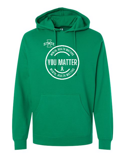 You Matter- Mental Health Awareness Midweight Hooded Sweatshirt