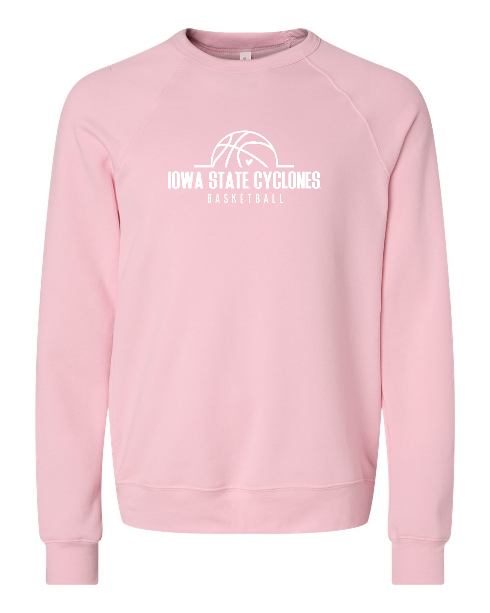Pink - Iowa State Basketball - Fleece Crewneck Sweatshirt