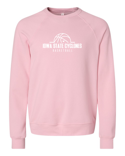 Pink - Iowa State Basketball - Fleece Crewneck Sweatshirt