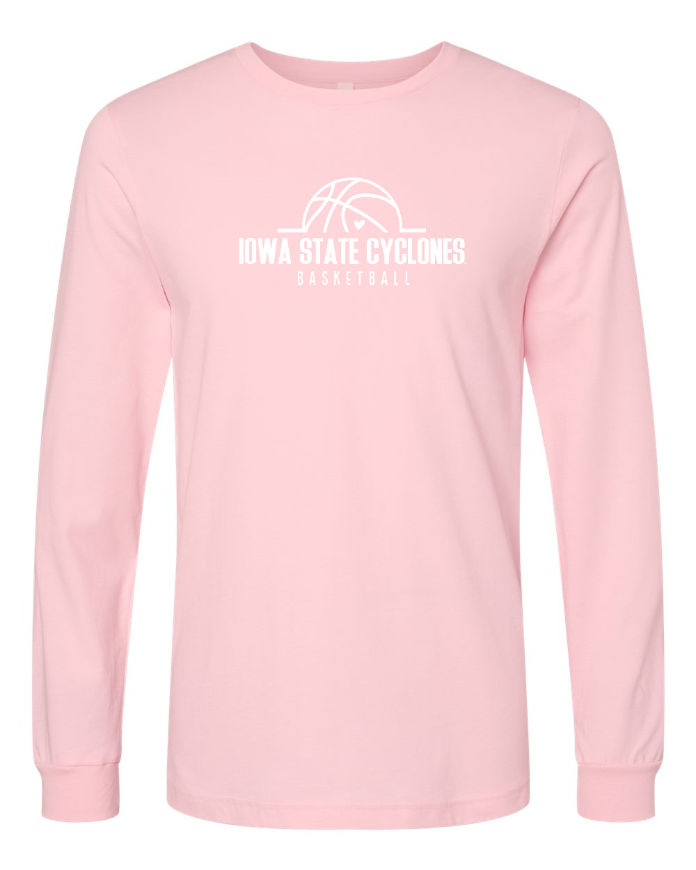 Pink - Iowa State Basketball - Long Sleeve T-Shirt
