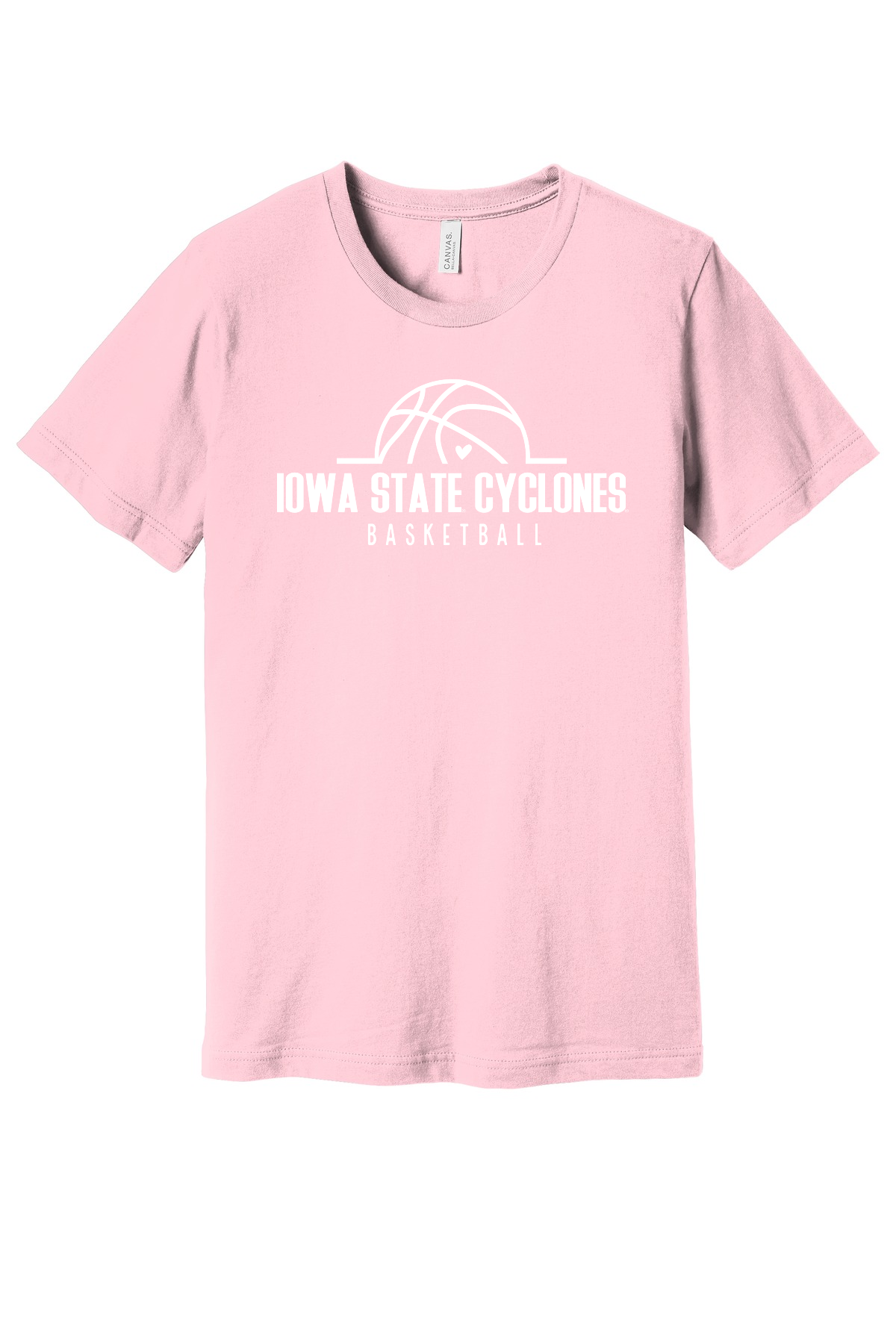 Pink - Iowa State Basketball - Youth Short Sleeve Tee