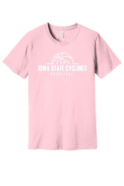 Pink - Iowa State Basketball - Youth Short Sleeve Tee