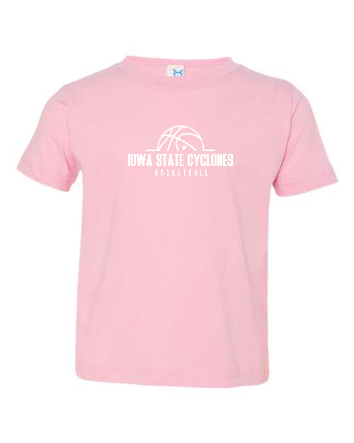 Pink - Iowa State Basketball - Toddler T-Shirt