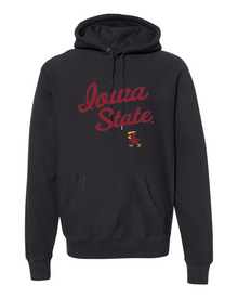 Vintage Iowa State Premium Heavyweight Cross-Grain Hoodie