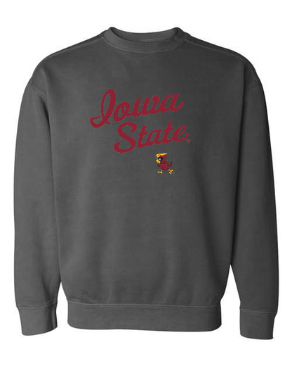 Vintage Iowa State Pigment-Dyed Crewneck Sweatshirt