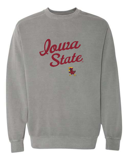 Vintage Iowa State Pigment-Dyed Crewneck Sweatshirt