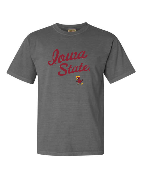 Vintage Iowa State Pigment-Dyed Short Sleeve Shirt