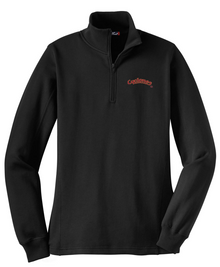 Cyclones Script - Ladies 1/4-Zip Sweatshirt