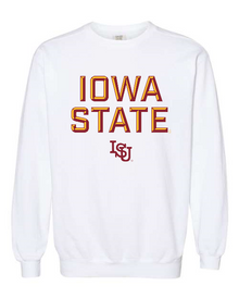 Retro Iowa State Pigment-Dyed Crewneck Sweatshirt
