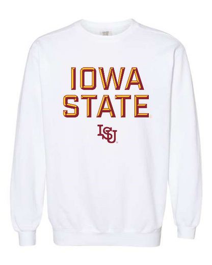 Retro Iowa State Pigment-Dyed Crewneck Sweatshirt