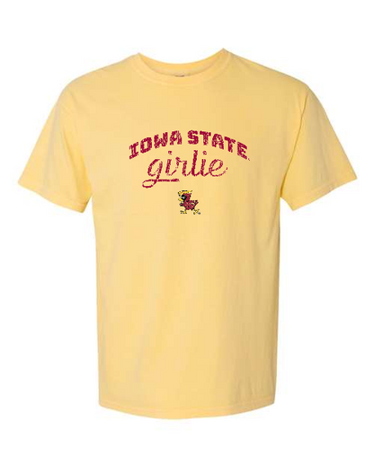 Iowa State Girlie Pigment-Dyed Short Sleeve Shirt