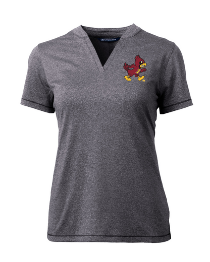 Walking Cy- Cutter & Buck Stretch Women's Polo