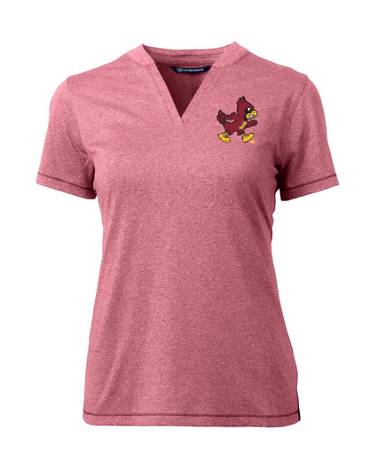 Walking Cy- Cutter & Buck Stretch Women's Polo